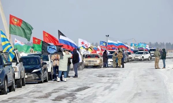 Автопробег в Тайшете 23 февраля 2024 года. Фоторепортаж