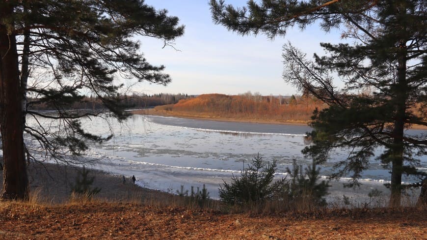 Предзимье на берегу Бирюсы