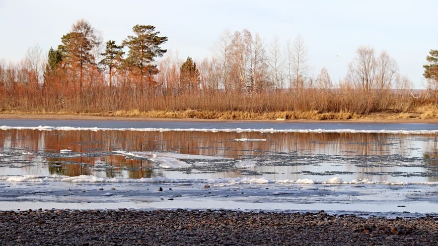 Предзимье на берегу Бирюсы
