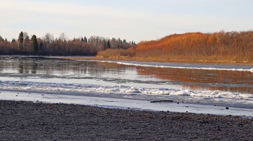 Предзимье на берегу Бирюсы