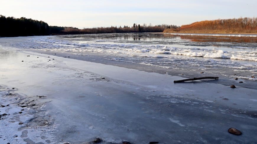 Предзимье на берегу Бирюсы