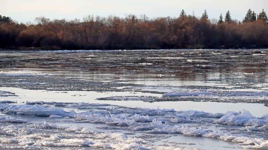 Предзимье на берегу Бирюсы