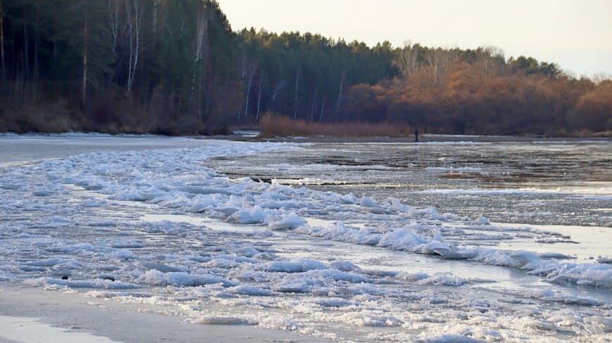 Предзимье на берегу Бирюсы