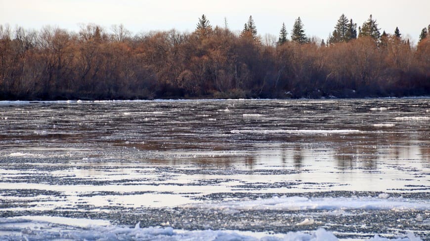 Предзимье на берегу Бирюсы