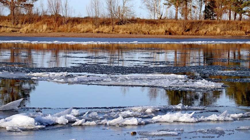 Предзимье на берегу Бирюсы
