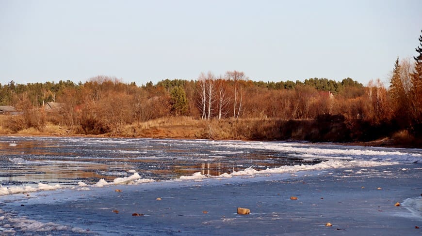 Предзимье на берегу Бирюсы