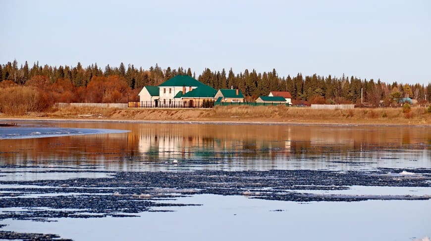 Предзимье на берегу Бирюсы